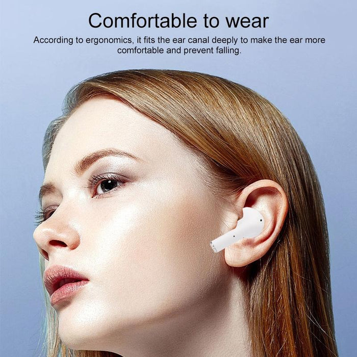 Pro 8 In-Ear Touch Digital Display Tws Mini Wireless Bluetooth Earphone White