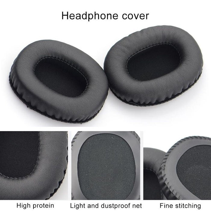 1 Pair Imitation Leather & Memory Foam Soft Headphone Jacket Earmuffs For Marshall Monitor