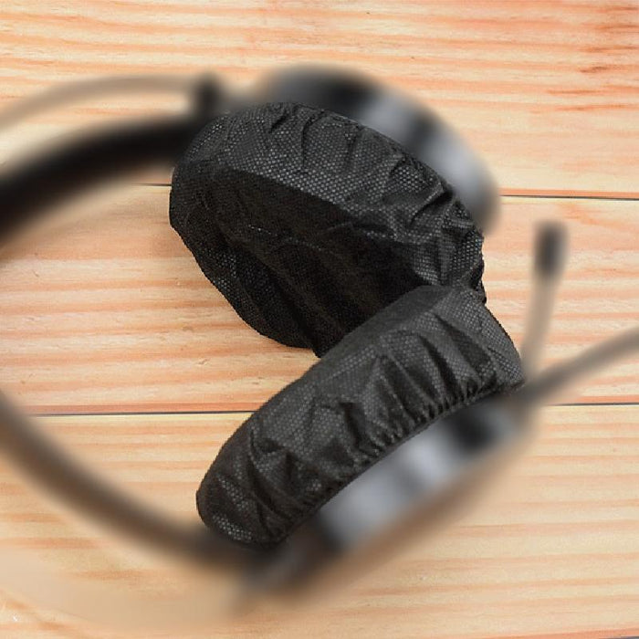 Disposable Earphone Earmuffs Are Dust Proof Sweat Proof And Breathable Black