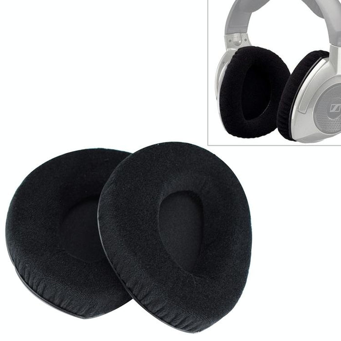 2 Pcs For Sennheiser Rs160 / 170 / Hdr170 / 180 / 160 Flannelette Earphone Cushion Cover Earmuffs Replacement Earpads Without Buckle