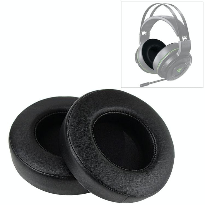 2 Pcs For Razer Thresher Ultimate Earphone Cushion Sponge Cover Earmuffs Replacement Earpads