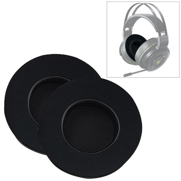 2 Pcs For Razer Thresher Ultimate Earphone Cushion Gel Sponge Cover Earmuffs Replacement Earpads