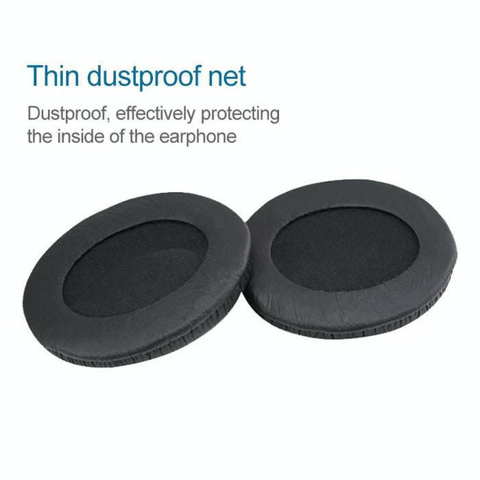 2 Pcs For Sennheiser Hd202 / Hd212 / Hd437 / Hd447 / Hd457 / Hd497 Headphone Cushion Sponge Cover Earmuffs Replacement Earpads