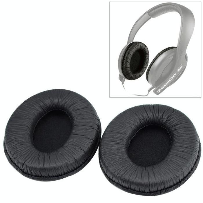 2 Pcs For Sennheiser Hd202 / Hd212 / Hd437 / Hd447 / Hd457 / Hd497 Headphone Cushion Sponge Cover Earmuffs Replacement Earpads