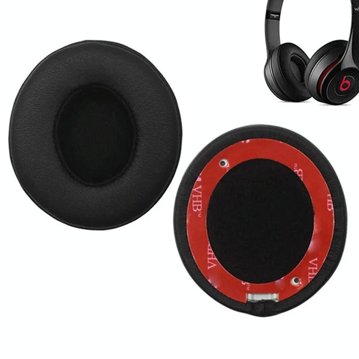 1 Pair Soft Sponge Earmuff Headphone Jacket For Beats Solo 2.0 / 3.0 Bluetooth Version