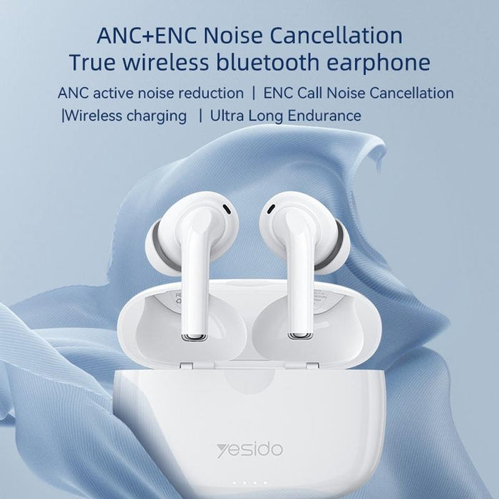 Tws24 Anc & Enc Dual Noise Reduction Smart Tws Wireless Bluetooth Earphone