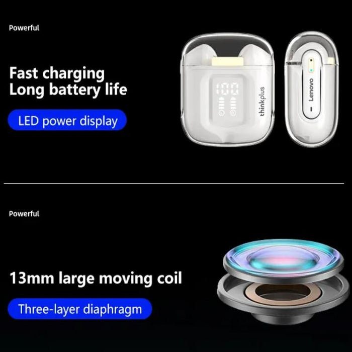 Led Digital Display Hifi Wireless Bluetooth 5.0 Earphone