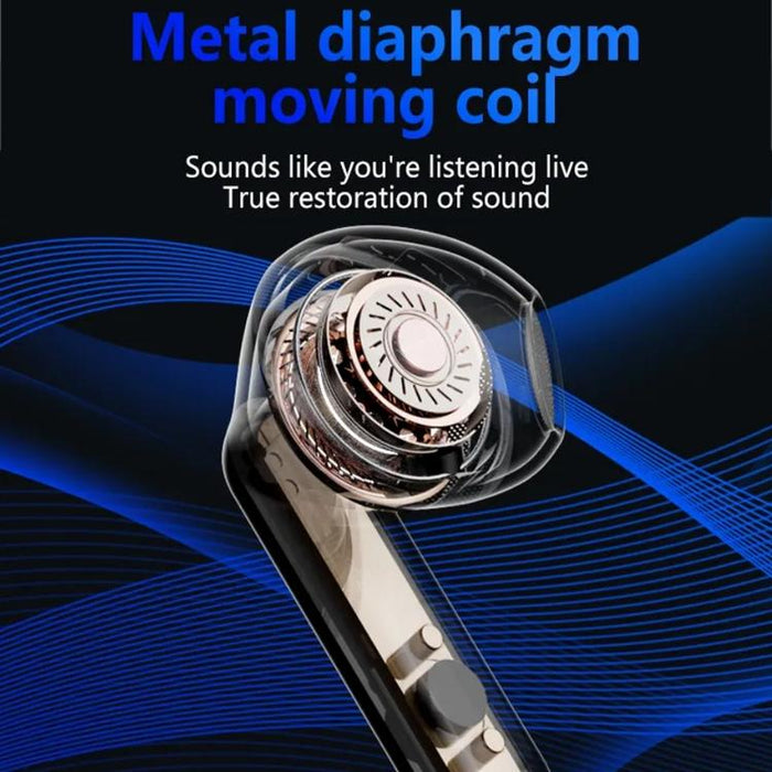 Led Digital Display Hifi Wireless Bluetooth 5.0 Earphone