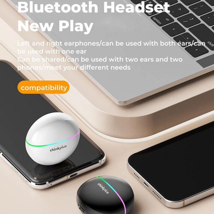 Wireless Bluetooth 5.0 Earphone With Rgb Light