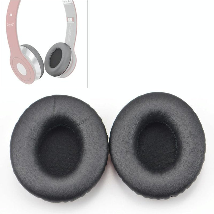 2 Pcs For Beats Solo Hd / Solo 1.0 Headphone Protective Leather Cover Sponge Earmuffs