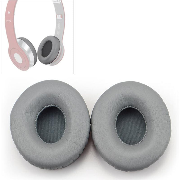 2 Pcs For Beats Solo Hd / Solo 1.0 Headphone Protective Leather Cover Sponge Earmuffs