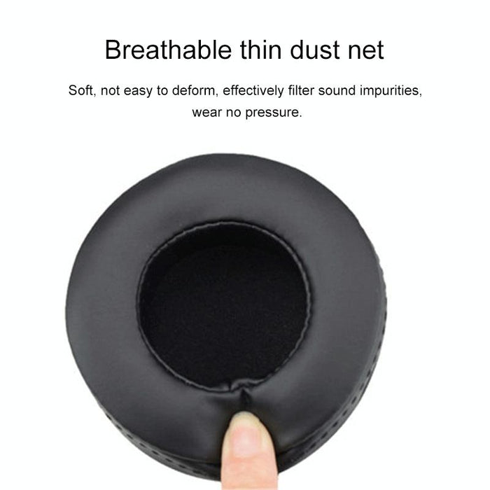 2 Pcs For Skullcandy / Hesh 2.0 Hesh Thickened Earphone Cushion Cover Earmuffs Replacement Earpads With Mesh Black