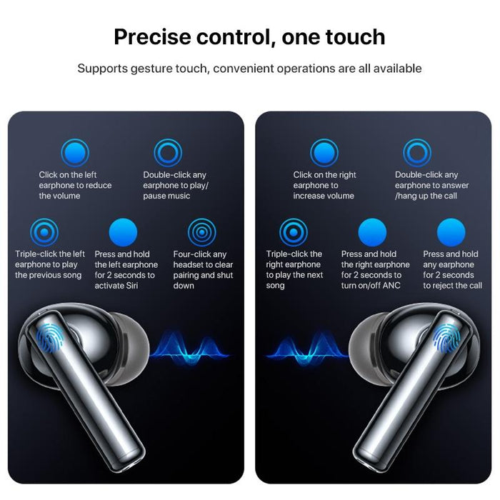 Tws23 Led Digital Display Tws Anc Noise Reduction Wireless Bluetooth 5.0 Earphone