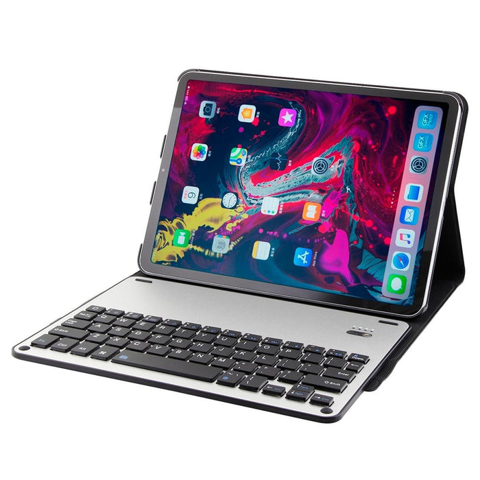 Detachable Bluetooth 3.0 Aluminum Alloy Keyboard & Lambskin Texture Leather Tablet Case For Ipad Pro 11 Inch 2018 With Three-Gear Adjustment / Magnetic / Sleep Function