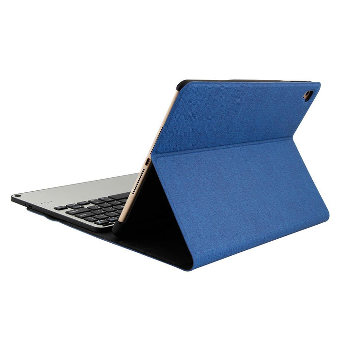 Detachable Bluetooth 3.0 Aluminum Alloy Keyboard & Imitation Cloth Texture Leather Tablet Case For Ipad Air / Air 2 / Ipad Pro 9.7 Inch With Sleep / Water Repellent Function