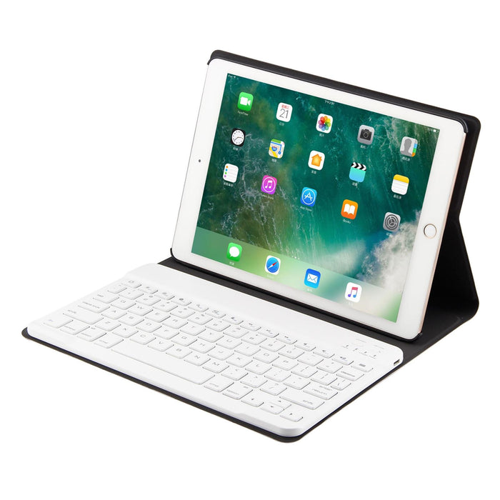 Ft-1030 Bluetooth 3.0 Abs Brushed Texture Keyboard & Skin Texture Leather Tablet Case For Ipad Air / Air 2 / Ipad Pro 9.7 Inch With Three-Gear Angle Adjustment / Magnetic / Sleep Function