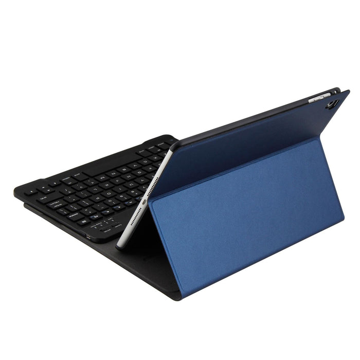 Ft-1030 Bluetooth 3.0 Abs Brushed Texture Keyboard & Skin Texture Leather Tablet Case For Ipad Air / Air 2 / Ipad Pro 9.7 Inch With Three-Gear Angle Adjustment / Magnetic / Sleep Function