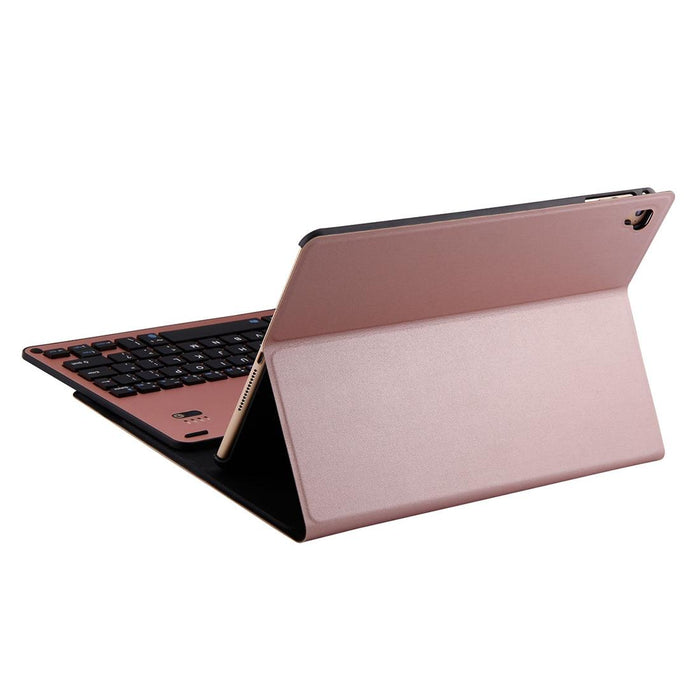 Detachable Bluetooth 3.0 Aluminum Alloy Keyboard & Lambskin Texture Leather Tablet Case For Ipad Air / Air 2 / Ipad Pro 9.7 Inch With Water Repellent / Three-Gear Angle Adjustment / Magnetic / Sleep Function