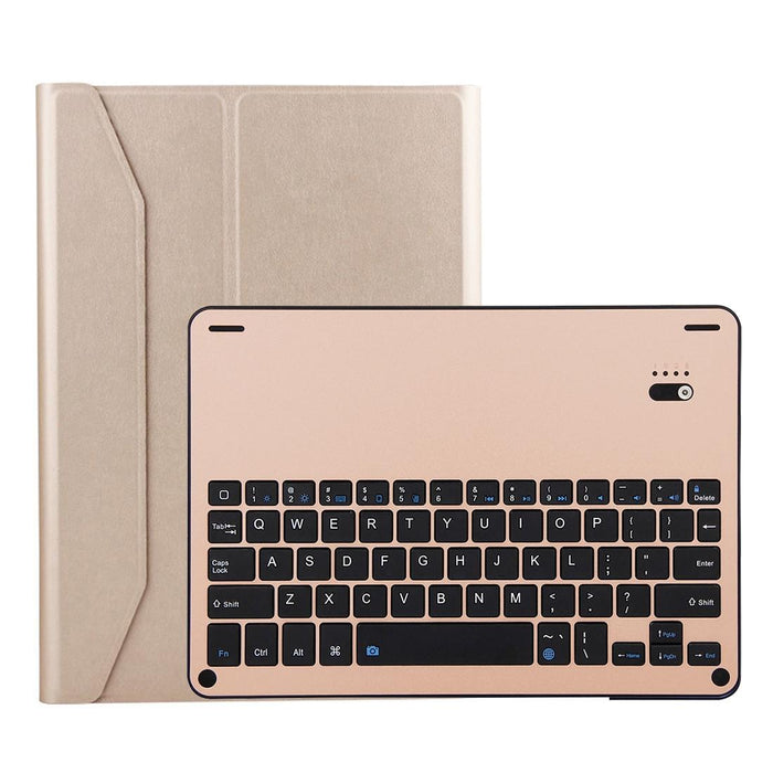 Detachable Bluetooth 3.0 Aluminum Alloy Keyboard & Lambskin Texture Leather Tablet Case For Ipad Air / Air 2 / Ipad Pro 9.7 Inch With Water Repellent / Three-Gear Angle Adjustment / Magnetic / Sleep Function