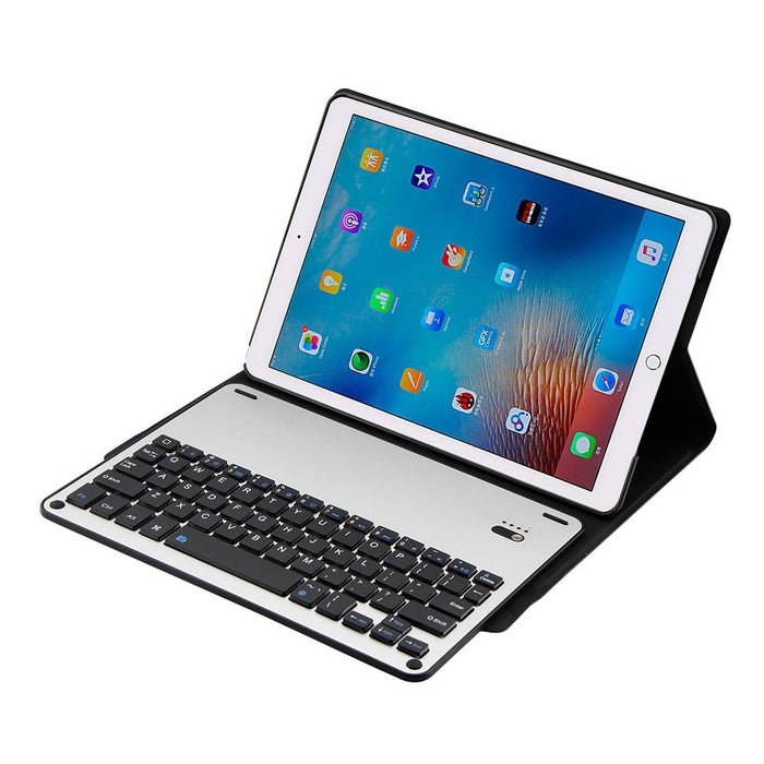 Detachable Bluetooth 3.0 Aluminum Alloy Keyboard & Lambskin Texture Leather Tablet Case For Ipad Pro 10.5 Inch / Ipad Air 2019 With Water Repellent / Three-Gear Angle Adjustment / Magnetic / Sleep Function