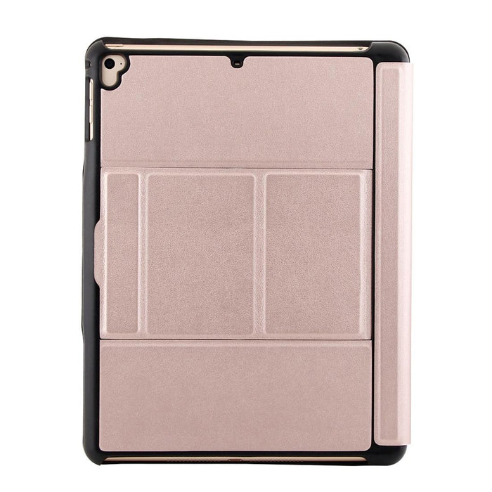 Detachable Bluetooth 3.0 Ultra-Thin Keyboard & Lambskin Texture Leather Tablet Case For Ipad Air / Air 2 / Ipad Pro 9.7 Inch Support Multi-Angle Adjustment / Backlight