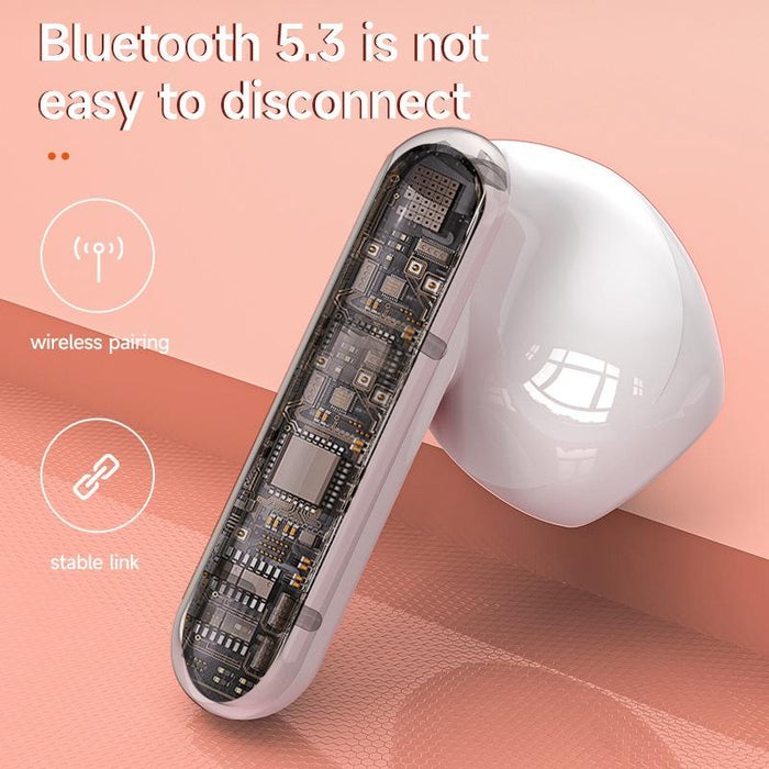 Hxsj Air-S28 Tws Bluetooth 5.3 True Wireless Hifi Stereo Make-Up Mirror Earphones With Charging Case