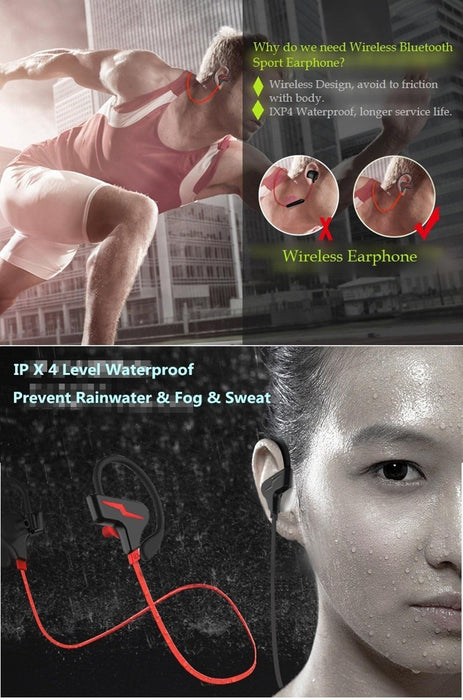 S30 Sport Style Stereo Bluetooth 4.1 Csr 4.1 In-Ear Earphone For Iphone