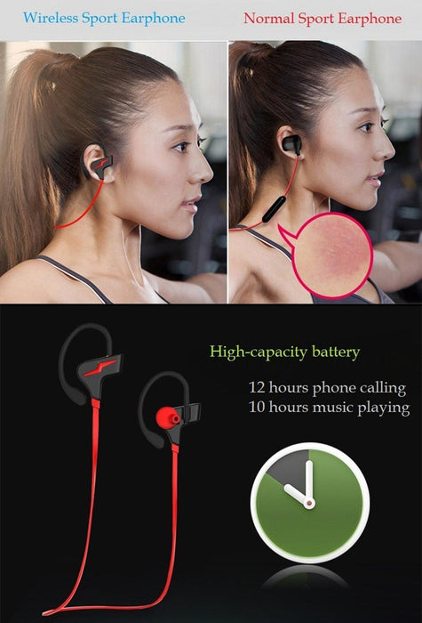 S30 Sport Style Stereo Bluetooth 4.1 Csr 4.1 In-Ear Earphone For Iphone