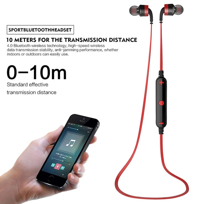 A960Bl Wireless Sport Bluetooth Earphone With Wire Control