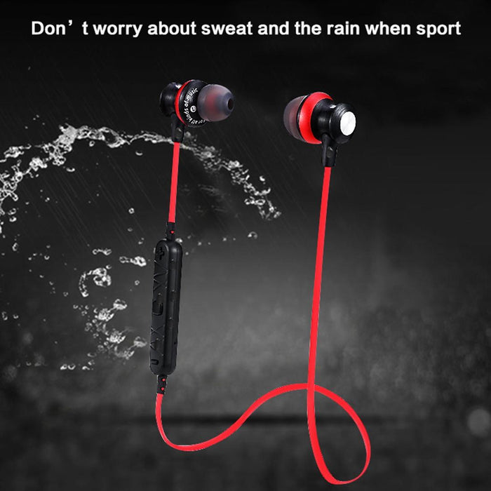 A980Bl Wireless Sport Magnetic Bluetooth Earphone With Wire Control