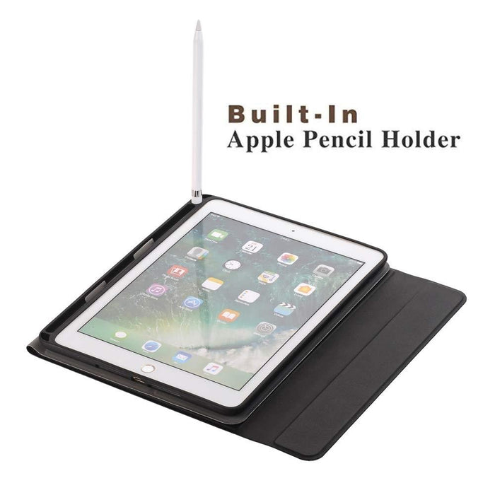 Detachable Bluetooth Keyboard & Horizontal Flip Leather Tablet Case With Holder & Pencil Holder For Ipad Pro 9.7 Inch Ipad Air Ipad Air 2 Ipad 9.7 Inch 2017 Ipad 9.7 Inch 2018