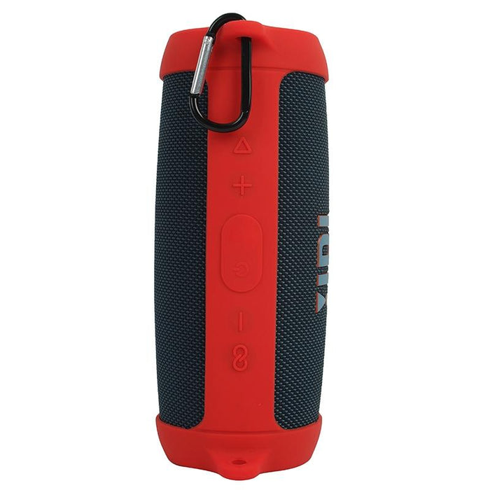 Speaker Portable Silicone Protective Cover With Shoulder Strap & Carabiner For Jbl Charge 5