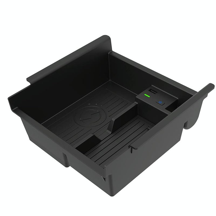 Multi-function Car Wireless Charger Rack Storage Box