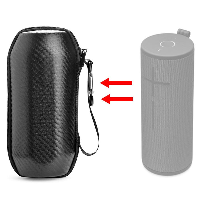 For Logitech Ue Boom3 Outdoor Wireless Bluetooth Speaker Carbon Fiber Protective Bag Storage Box