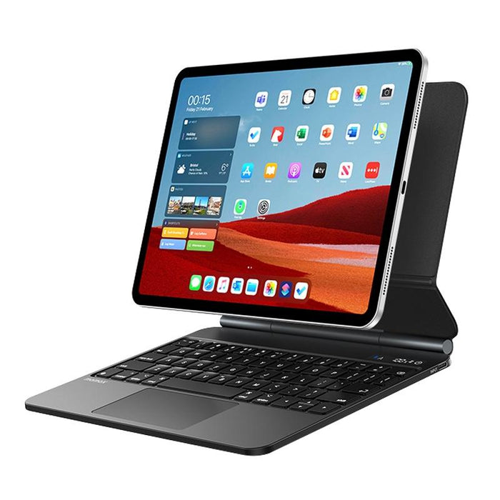 Kb3M Mag Link Wireless Suspended Magnetic Keyboard Leather Case For Ipad Pro 11 2022 / 2021 / 2020 / 2018 / Air 2022 / 2020 10.9 Black