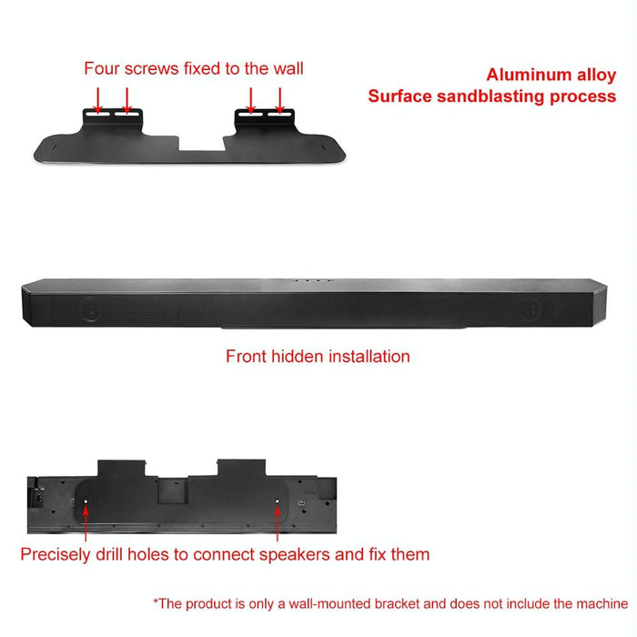 For Samsung Hw-Q990B Speaker Wall-Mounted Metal Bracket