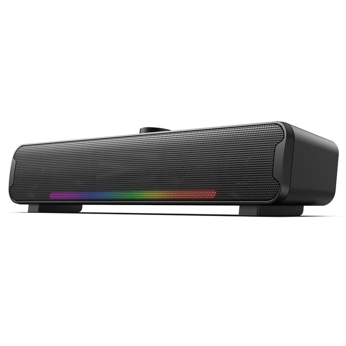 L16 Outdoor Portable Rgb Light Hifi Usb Bluetooth Wireless Speaker Black