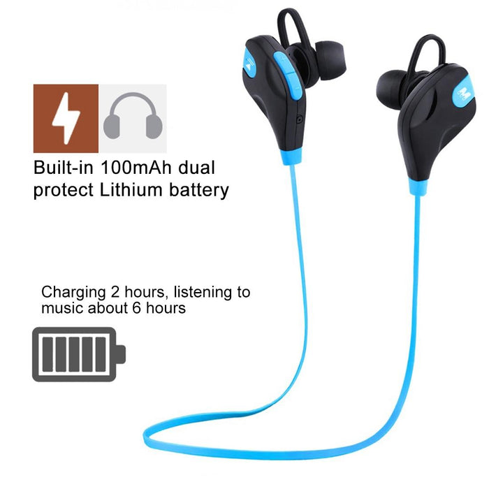 M8 Wireless Bluetooth Stereo Earphone With Wire Control & Mic