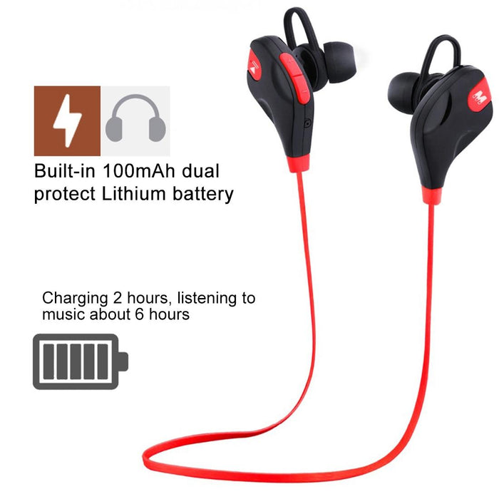 M8 Wireless Bluetooth Stereo Earphone With Wire Control & Mic