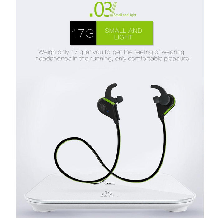 S20 Magnetic Switch Sweatproof Motion Wireless Bluetooth In-Ear Headset With Indicator Light & Mic