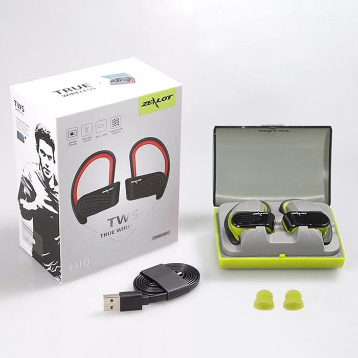 H10 Tws Ture Wireless Stereo Double Earphones Dust-Proof Sweat-Proof Bluetooth Earphone With Charging Box