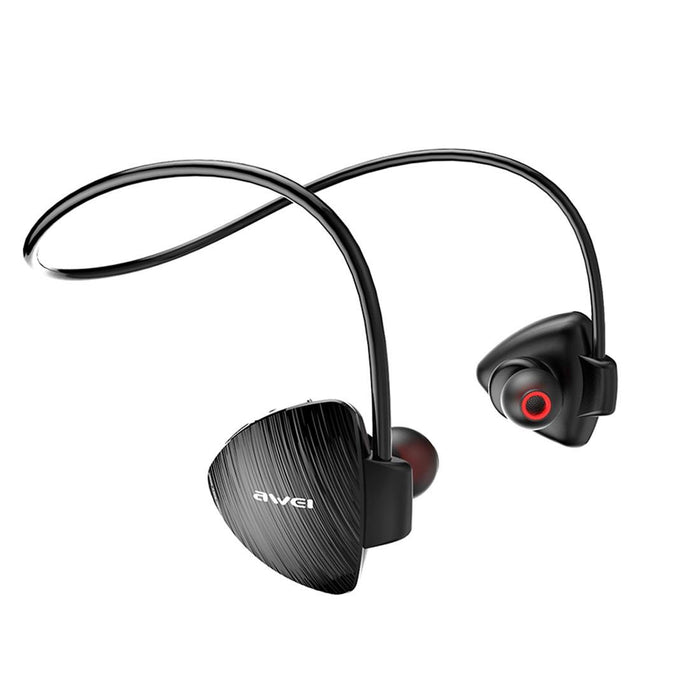 A847Bl Outdoor Sports Ipx4 Waterproof Anti-Sweat Fashion After Hanging Design Stereo Bluetooth Earphone Black