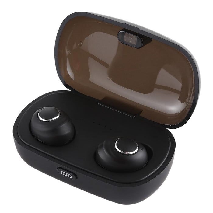 X8 Tws Outdoor Sports Portable In-Ear Bluetooth V5.0 Earphone With Charging Box Black