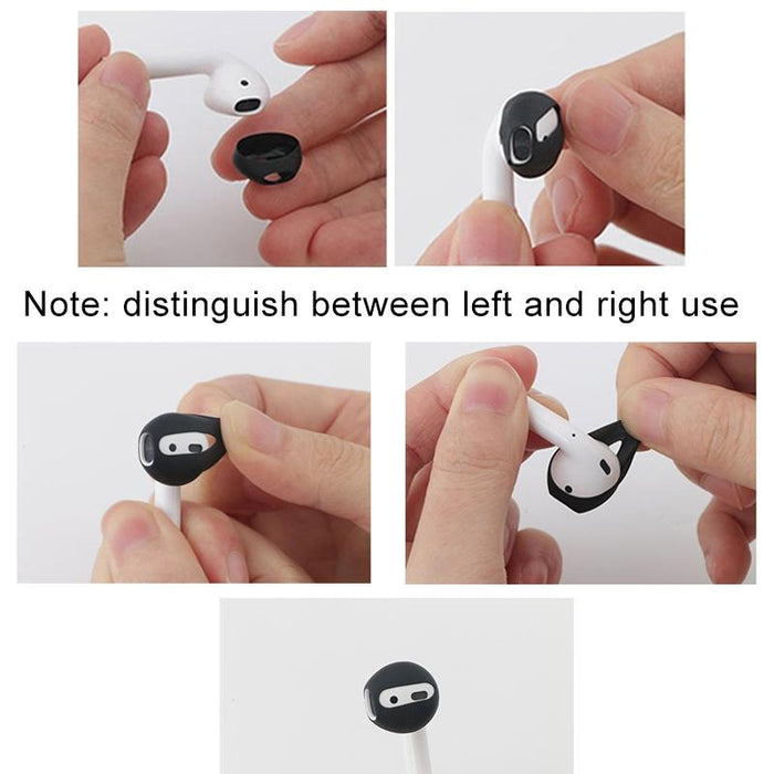 1 Pair Wireless Bluetooth Earphone Silicone Ear Caps Earpads For Apple Airpods