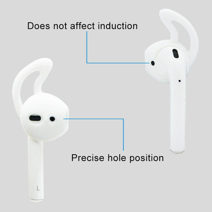 2Pcs Wireless Bluetooth Earphone Silicone Ear Caps Earpads For Apple Airpods