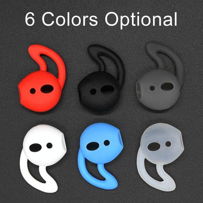 2Pcs Wireless Bluetooth Earphone Silicone Ear Caps Earpads For Apple Airpods