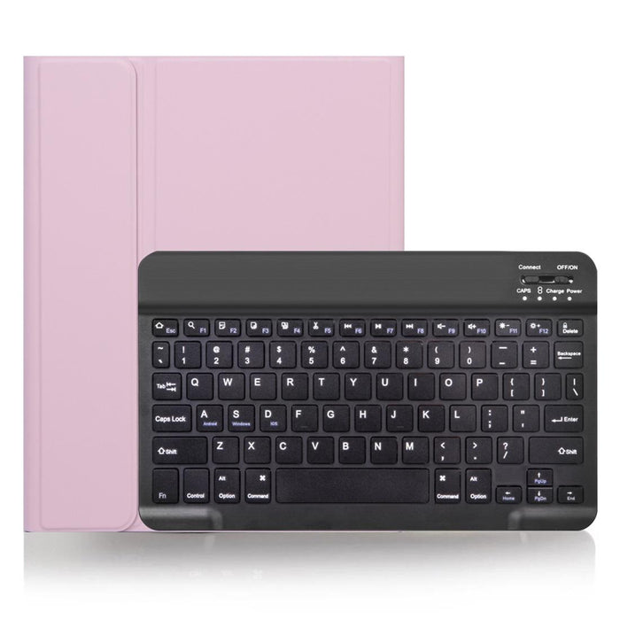 Skin Plain Texture Detachable Bluetooth Keyboard Tablet Case For Ipad Pro 11 Inch 2020 / 2018 With Pen Slot