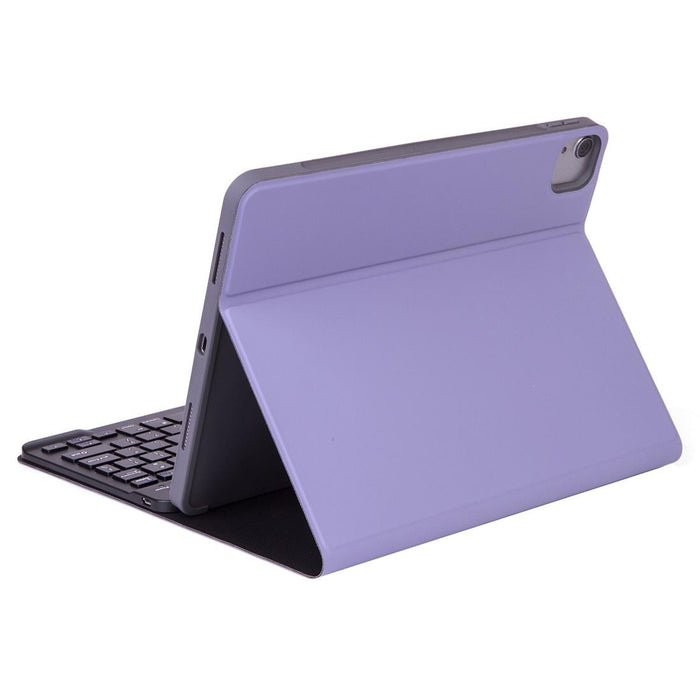 Skin Plain Texture Detachable Bluetooth Keyboard Tablet Case For Ipad Pro 11 Inch 2020 / 2018 With Pen Slot