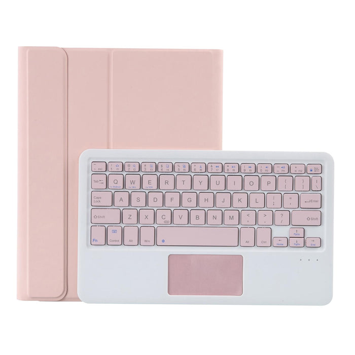 Yt11B-A Detachable Candy Colour Bluetooth Keyboard Leather Tablet Case With Touch Pad & Pen Slot & Holder For Ipad Pro 11 Inch 2021