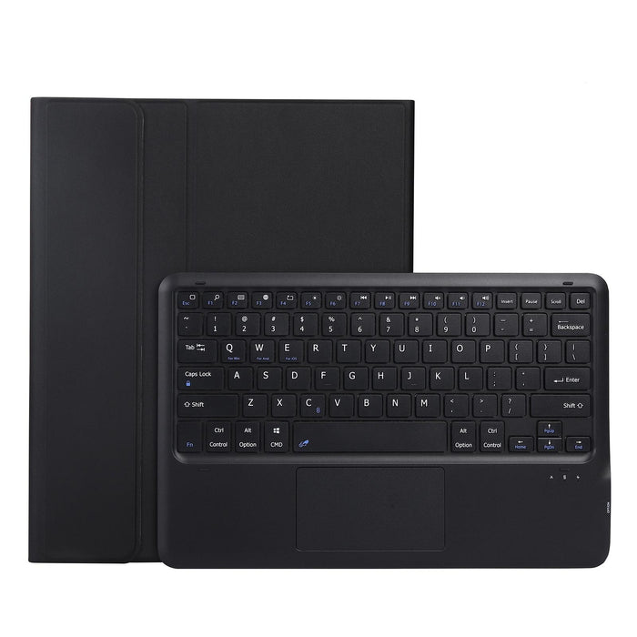 Ultra-Thin Abs Detachable Bluetooth Keyboard Tablet Case With Touchpad & Pen Slot & Holder For Ipad Pro 12.9 2021 / 2020 / 2018